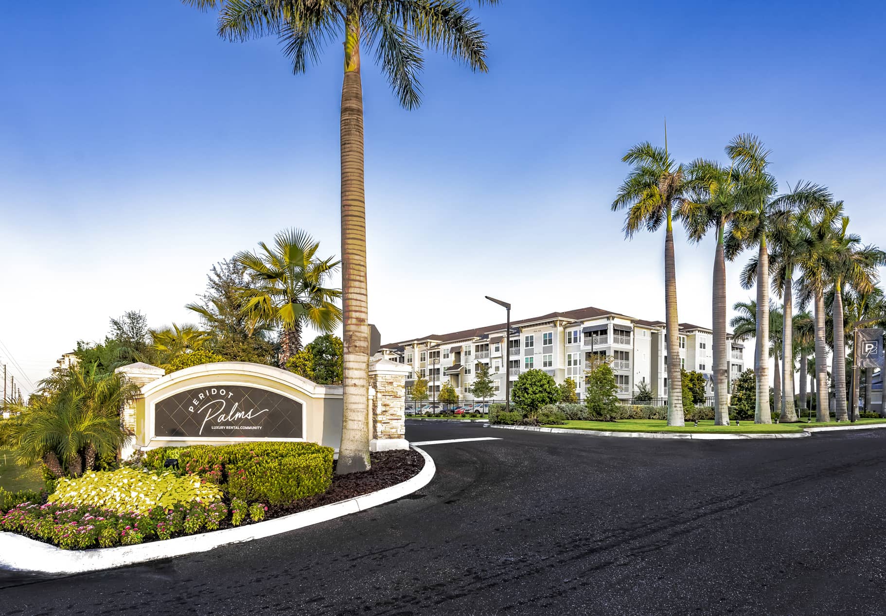Peridot Palms Apartments Sign