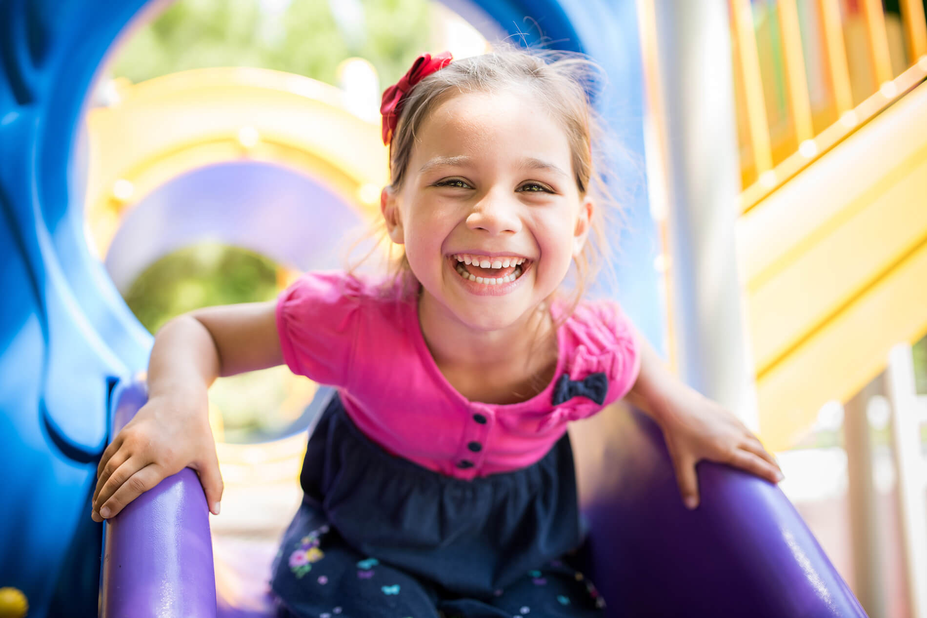 Girl on playground