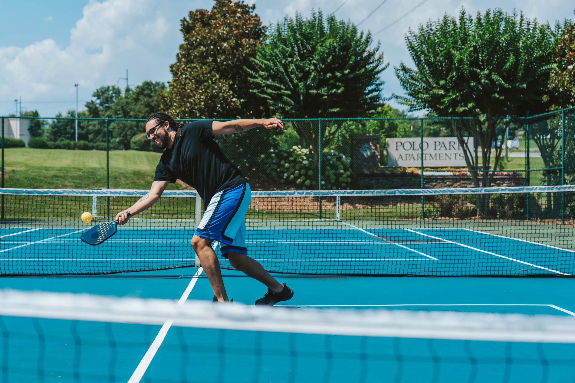 Polo Park man plays pickleball