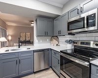 Preserve at Brentwood staged kitchen