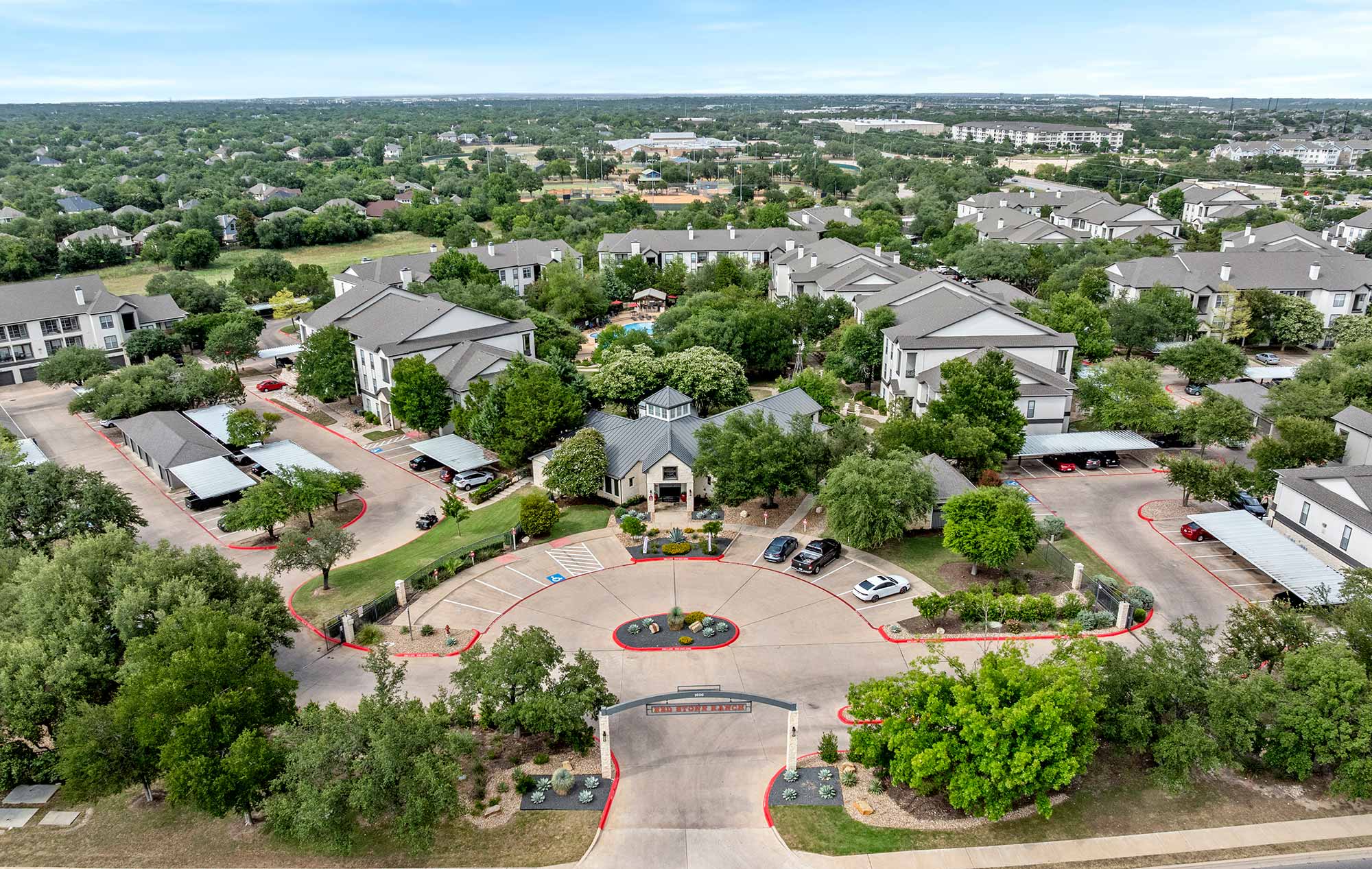 Red Stone Ranch drone building
