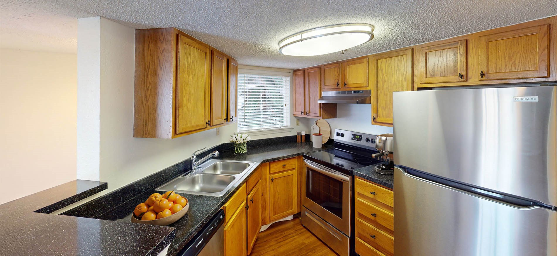 Regatta Shores apartment kitchen virtually staged