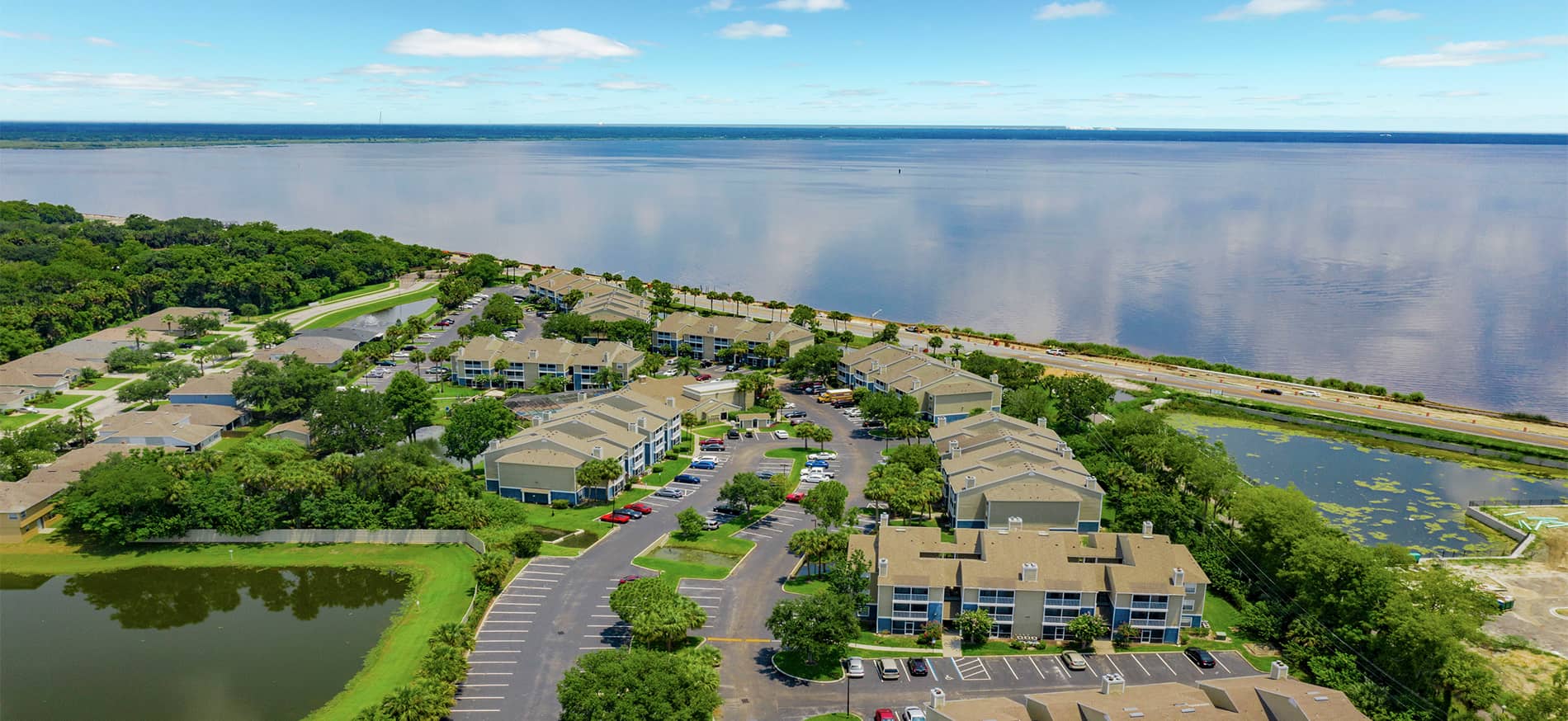 Regatta Shores Apartments Aerial Exterior