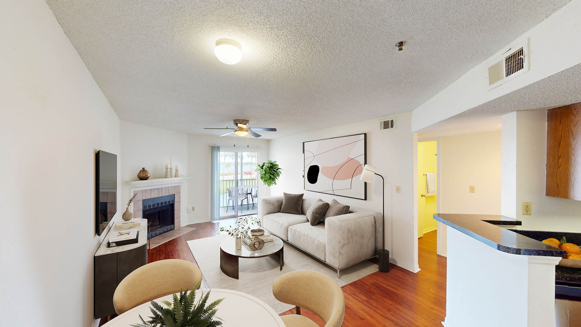 Regatta Shores apartment virtually staged
