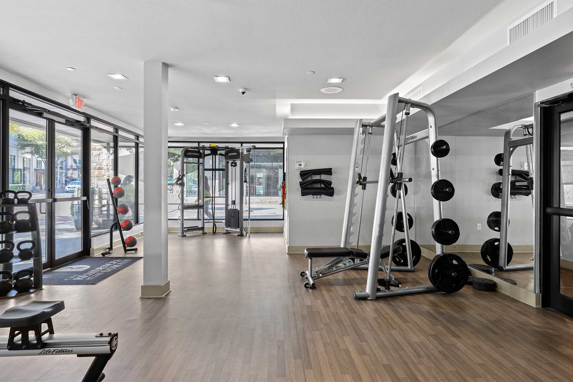 Residences at the Domain community fitness center