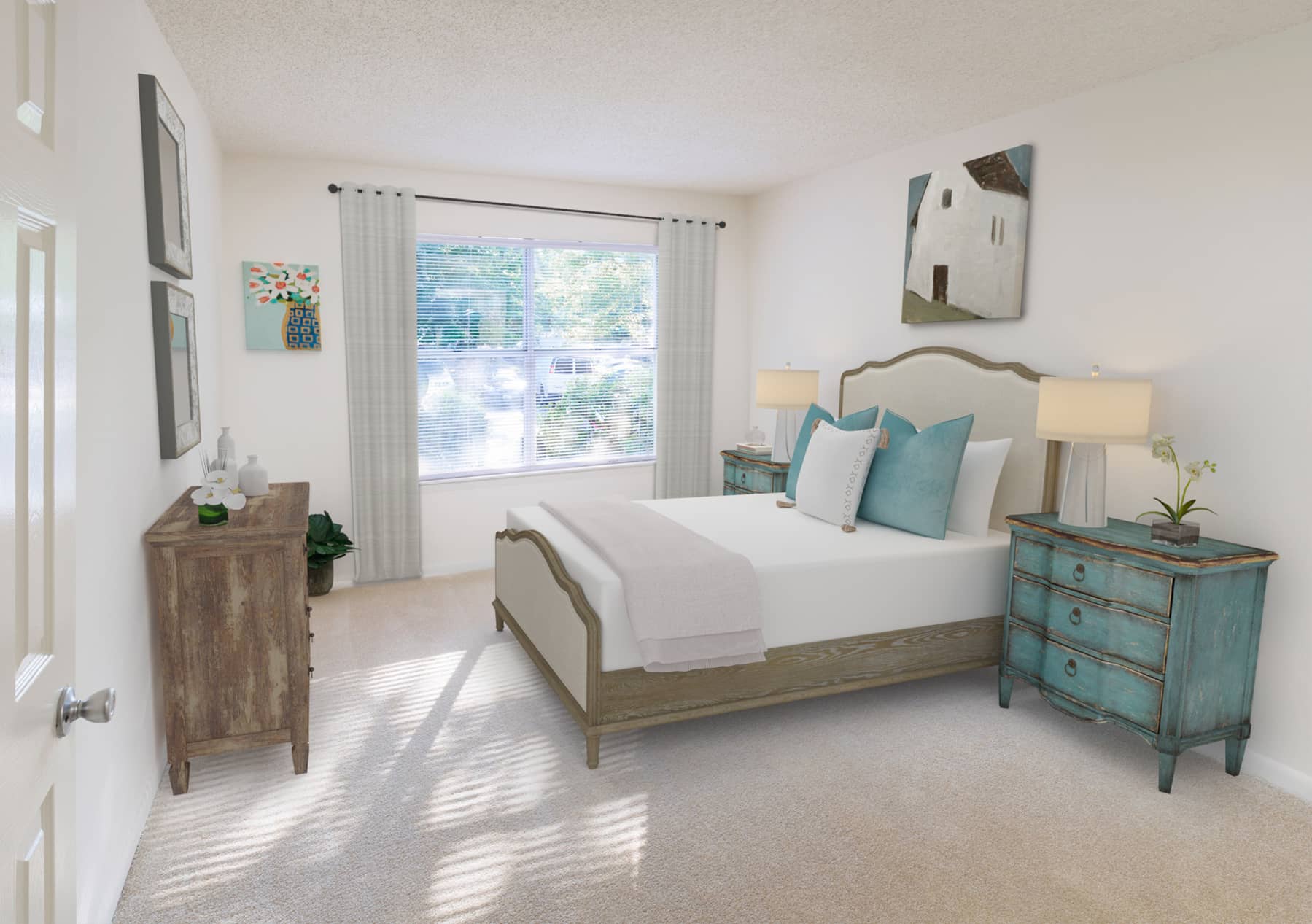 Ridgewood apartment virtually staged by Rooomy