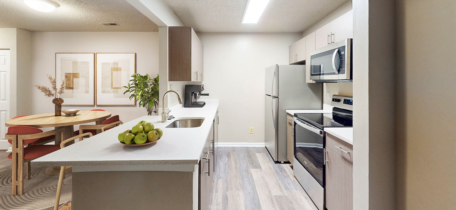 Ridgewood staged kitchen
