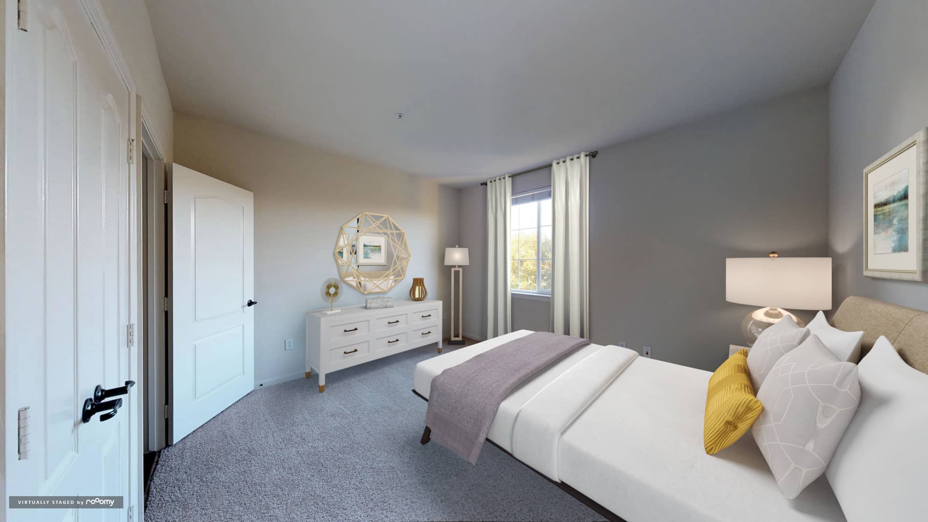 River Terrace apartment virtually staged by RooOmy