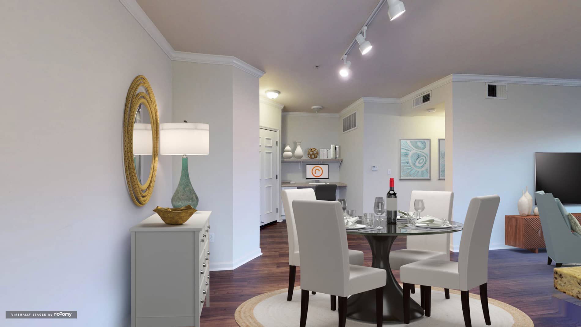 River Terrace apartment virtually staged by RooOmy