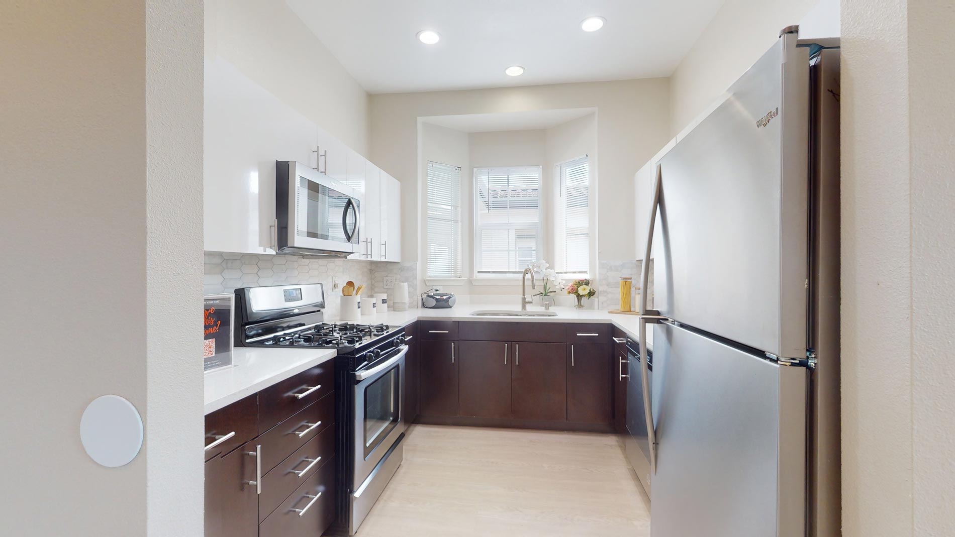 RIVER TERRACE staged kitchen