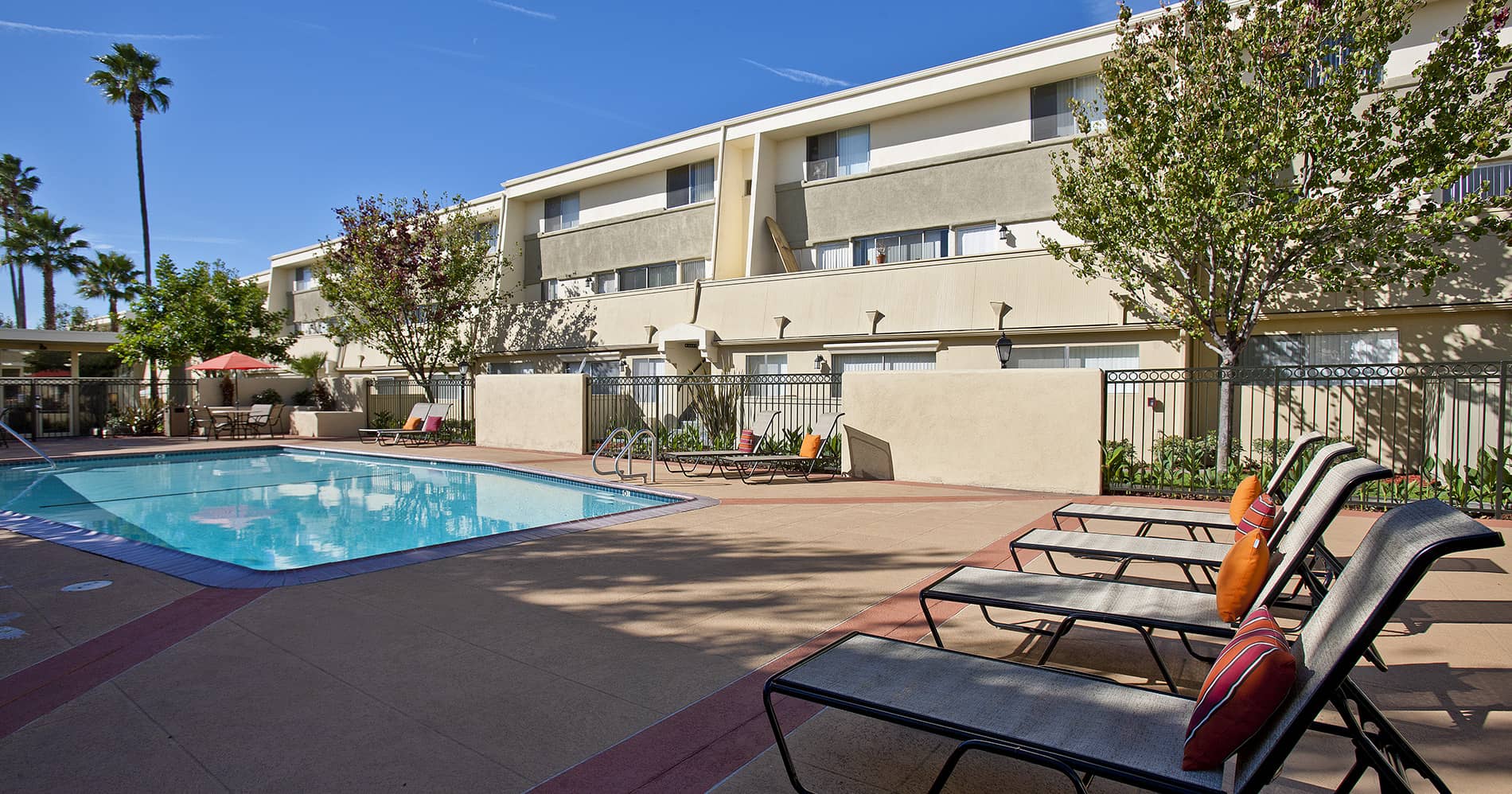 Rosebeach Apartments In La Mirada Ca A Dip In The Pool At End Of Long Day