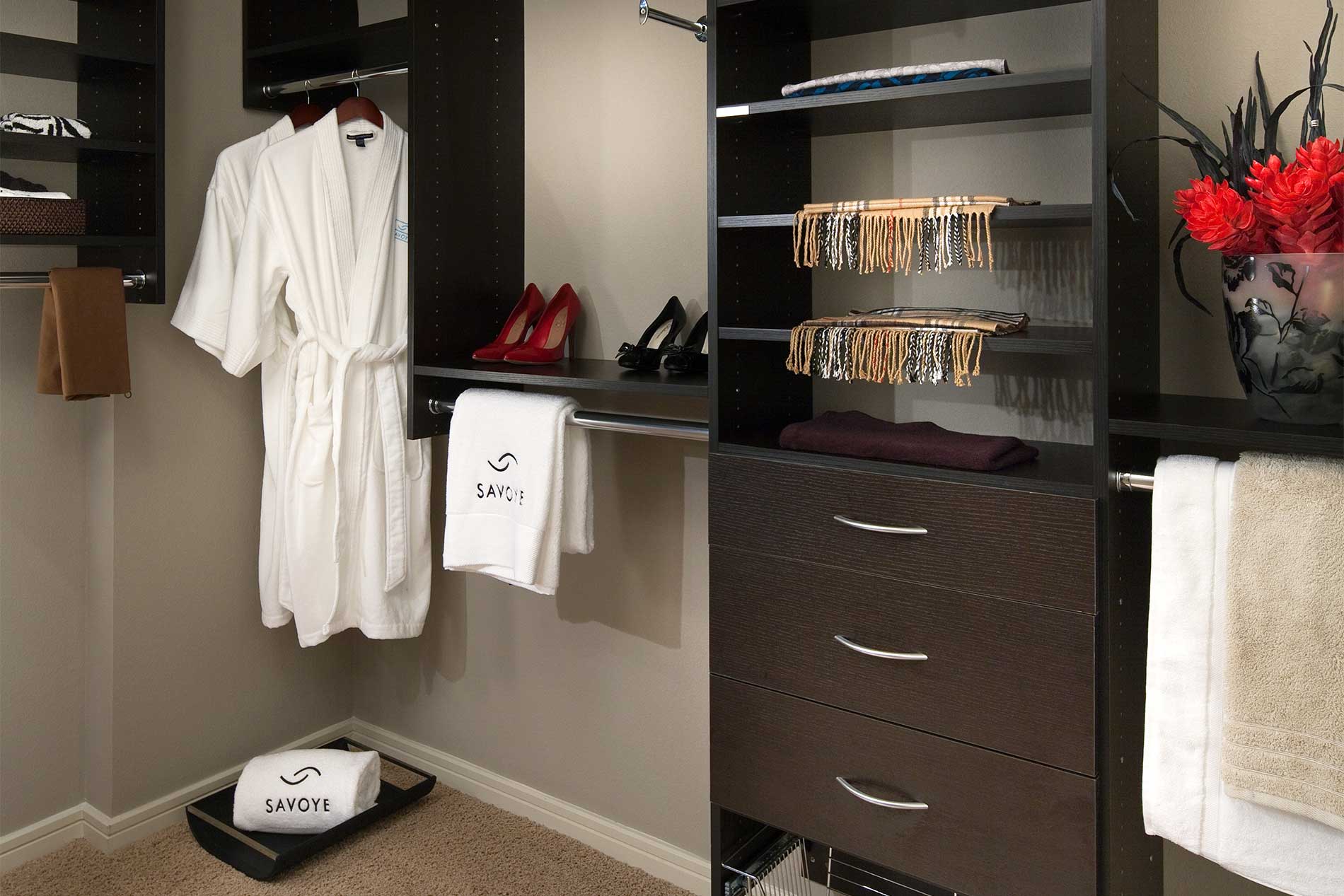 Savoye apartment closet