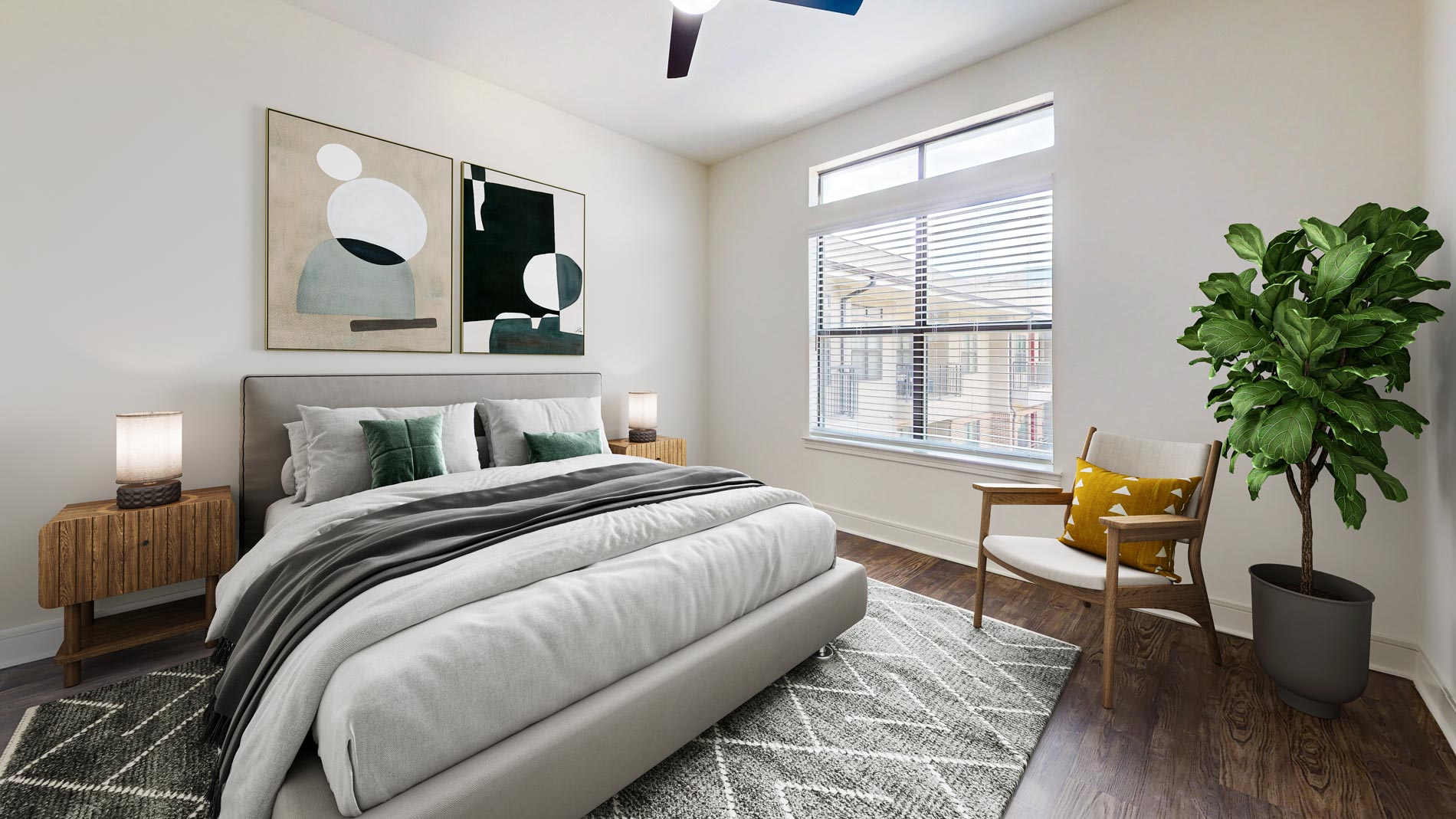 Savoye staged bedroom