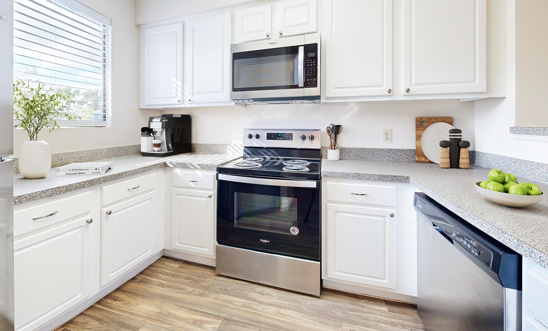 Seabrook staged kitchen