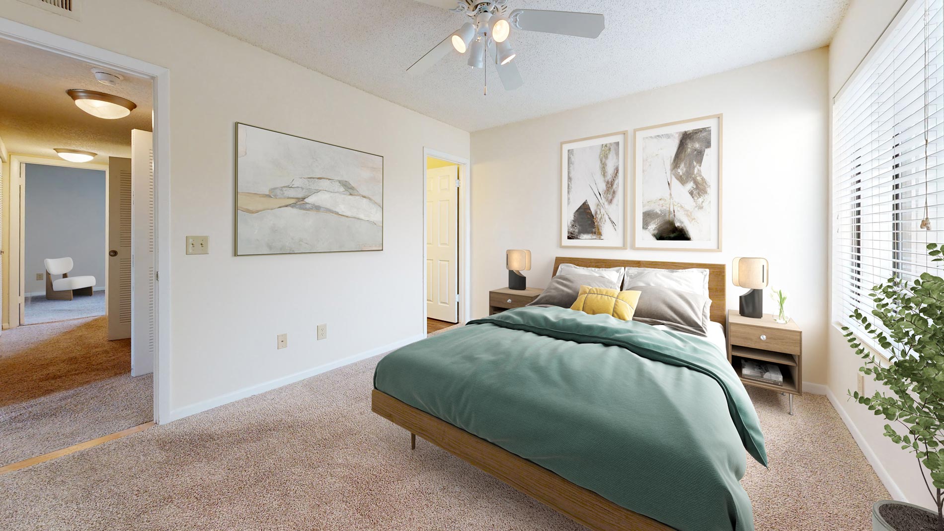 Seabrook Bedroom Staged