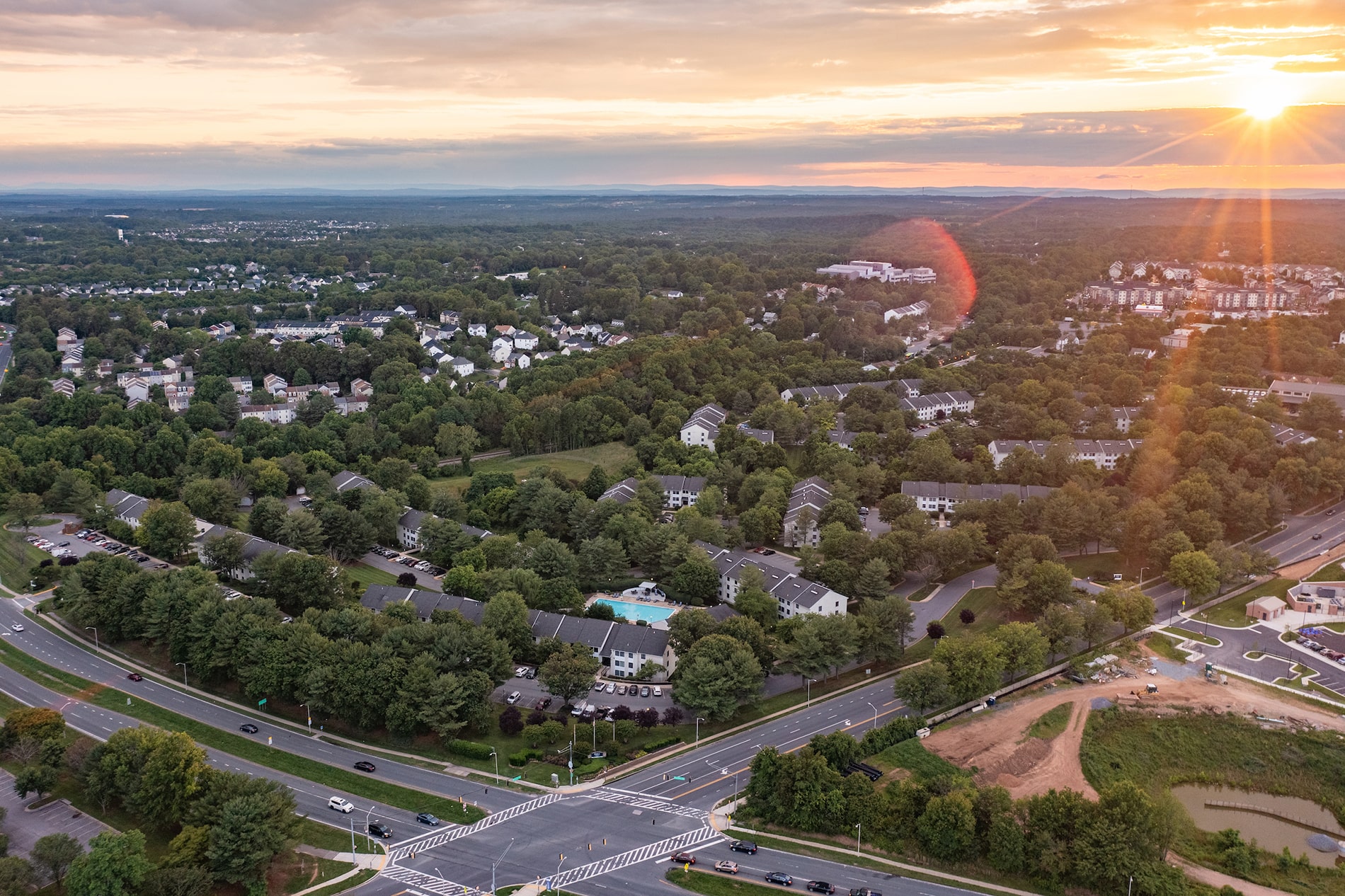 Seneca Place aerial view