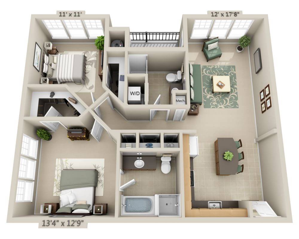 Two Bedroom (B2C)