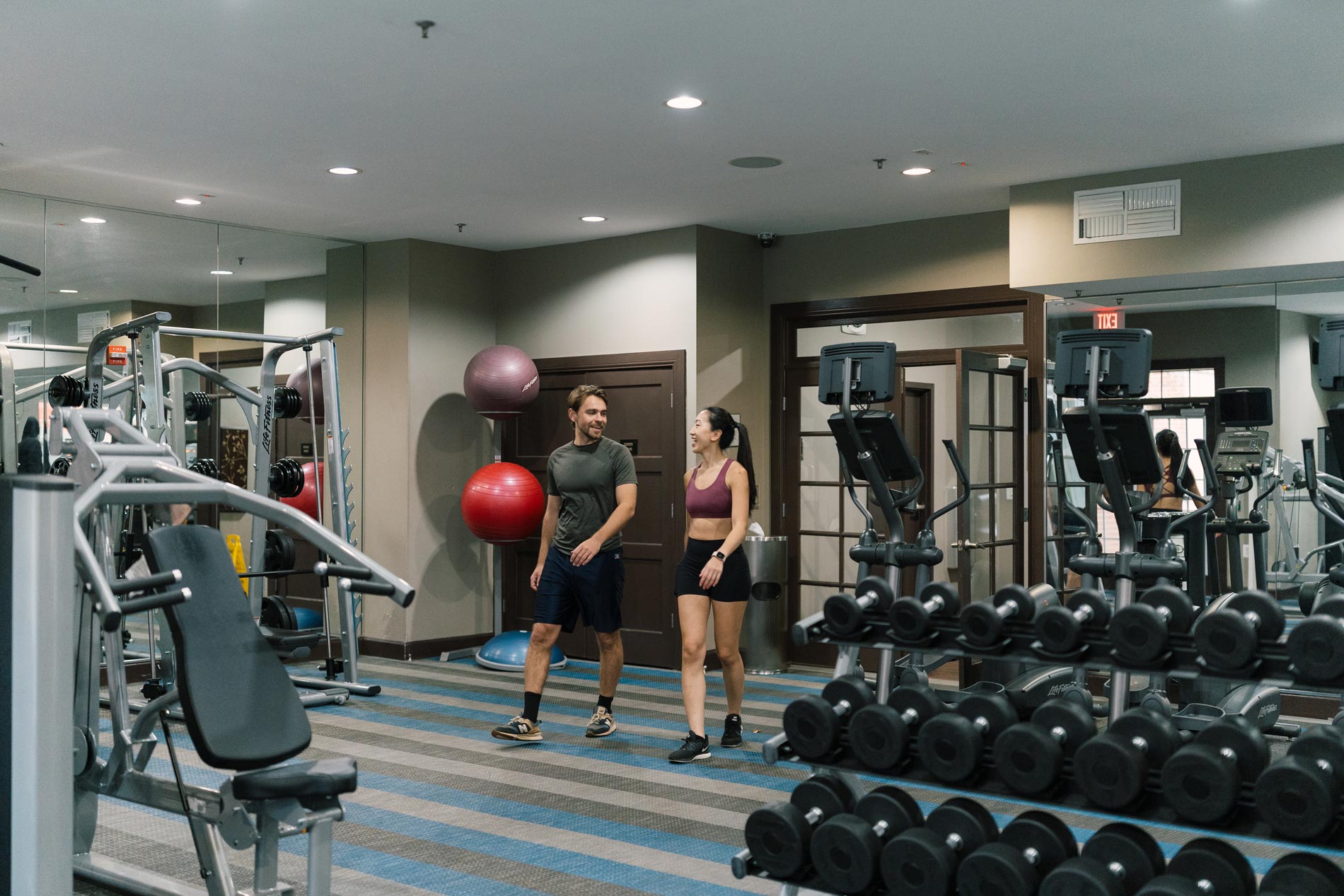 Signal Hill couple walks into gym