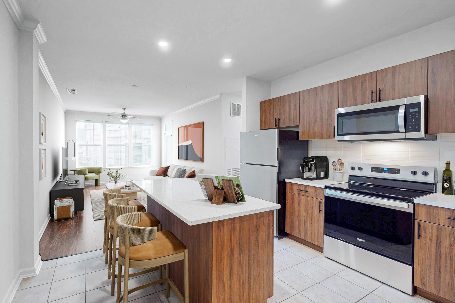 Signal Hill staged kitchen