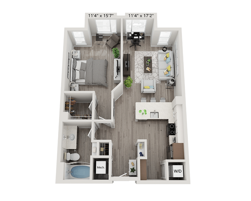 One Bedroom A1Q