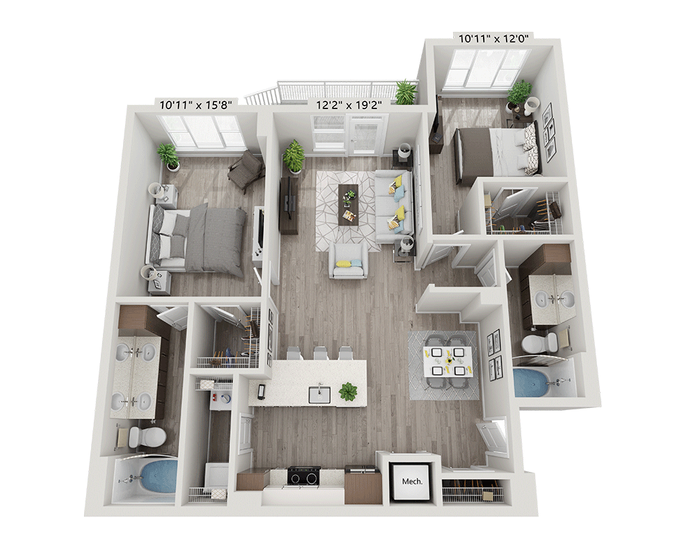 Two Bedroom B2J-WDU