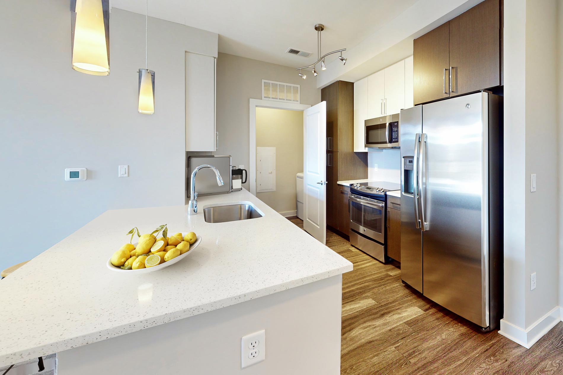 Station On Silver Staged kitchen