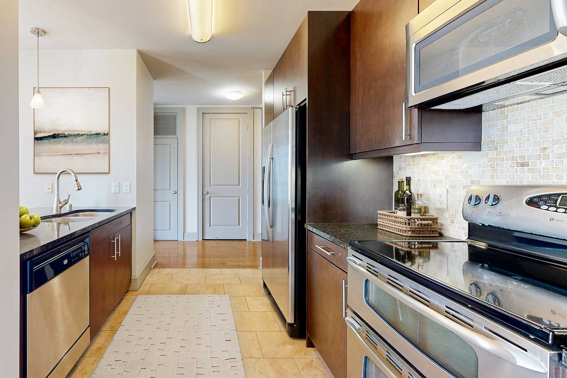 Strata apartment kitchen