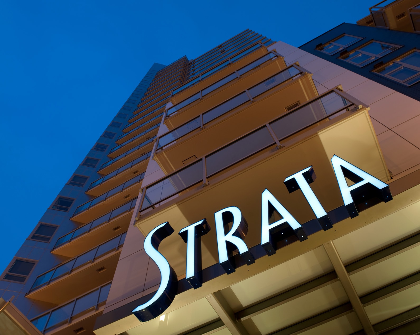 Strata Building Sign