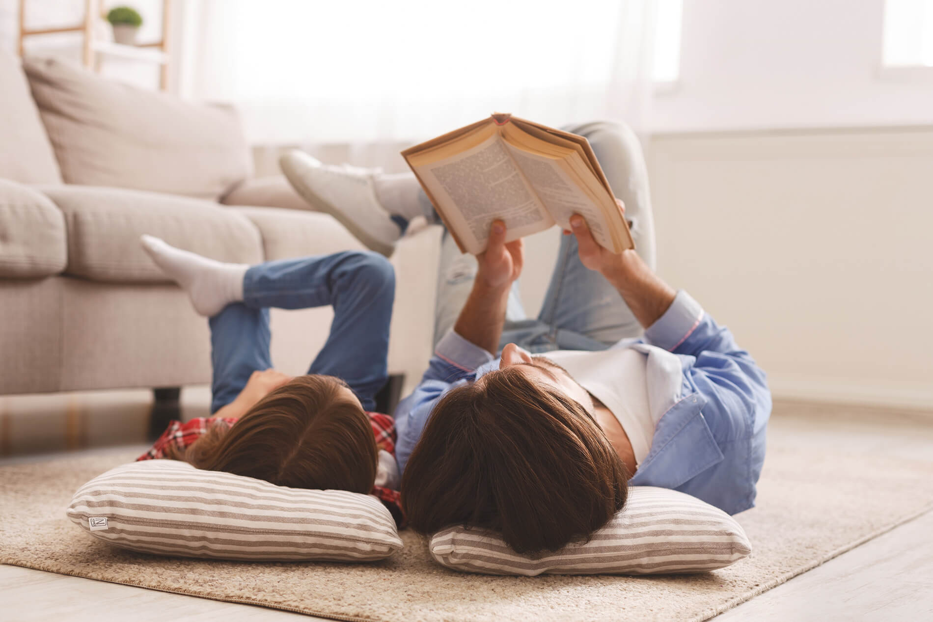 Reading with kid