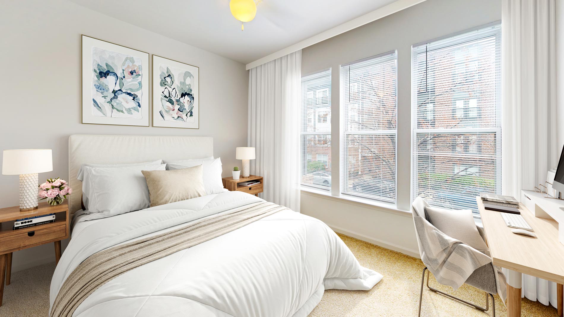 Sullivan Place staged bedroom