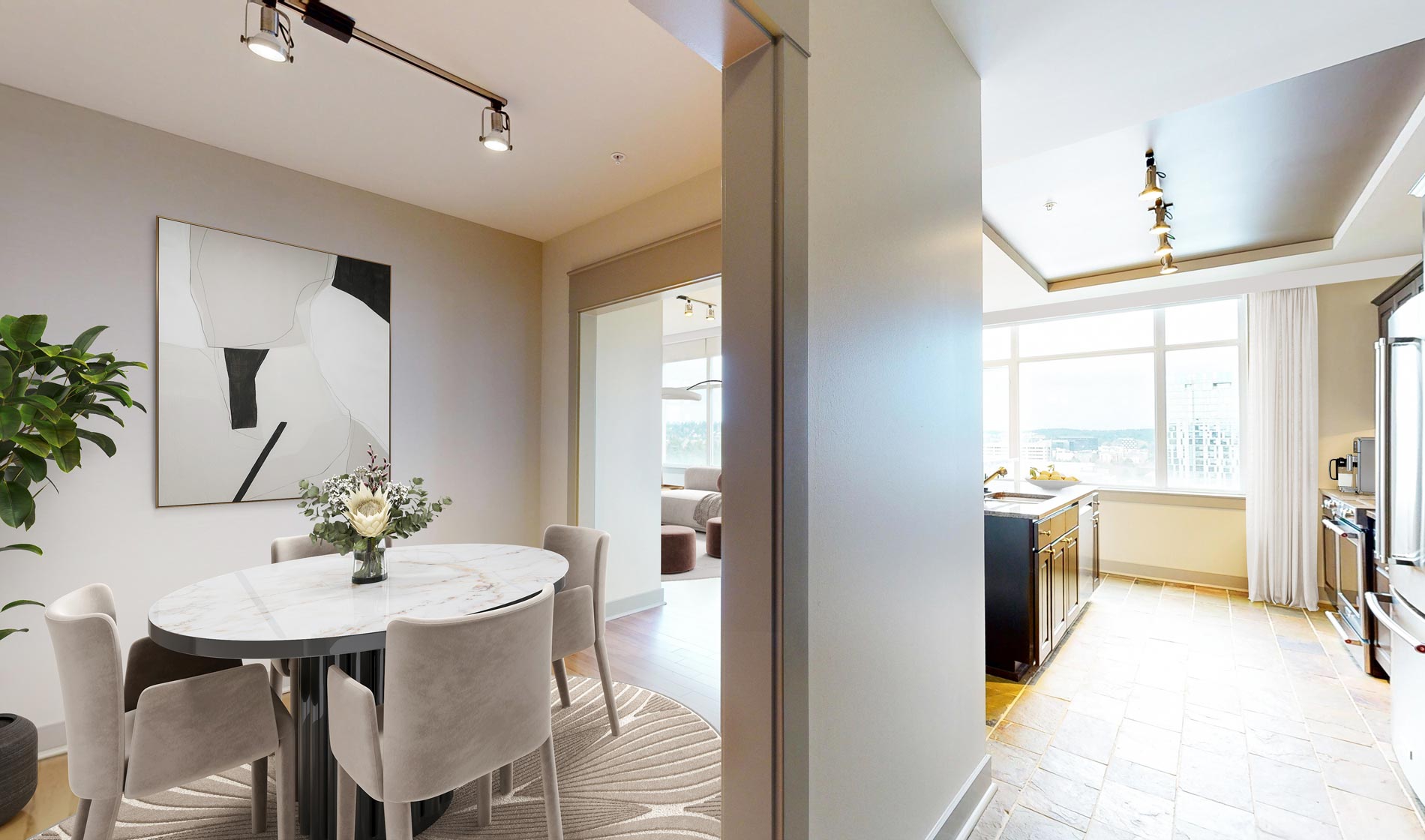 Ten20 Staged dining room