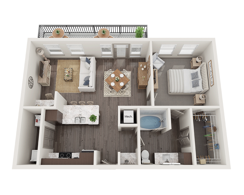 One Bedroom A1Y