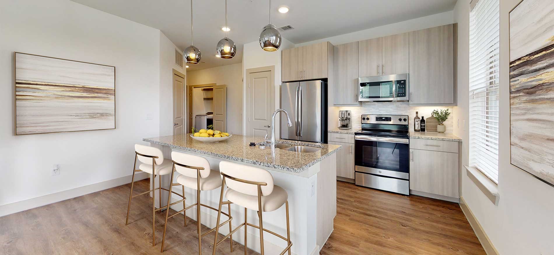The Canal apartment kitchen