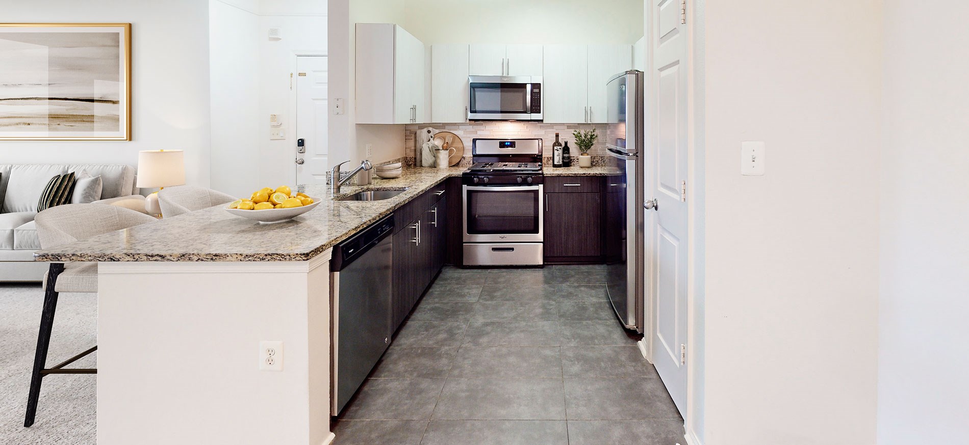 Courts At Dulles staged kitchen Courts At Dulles staged kitchen