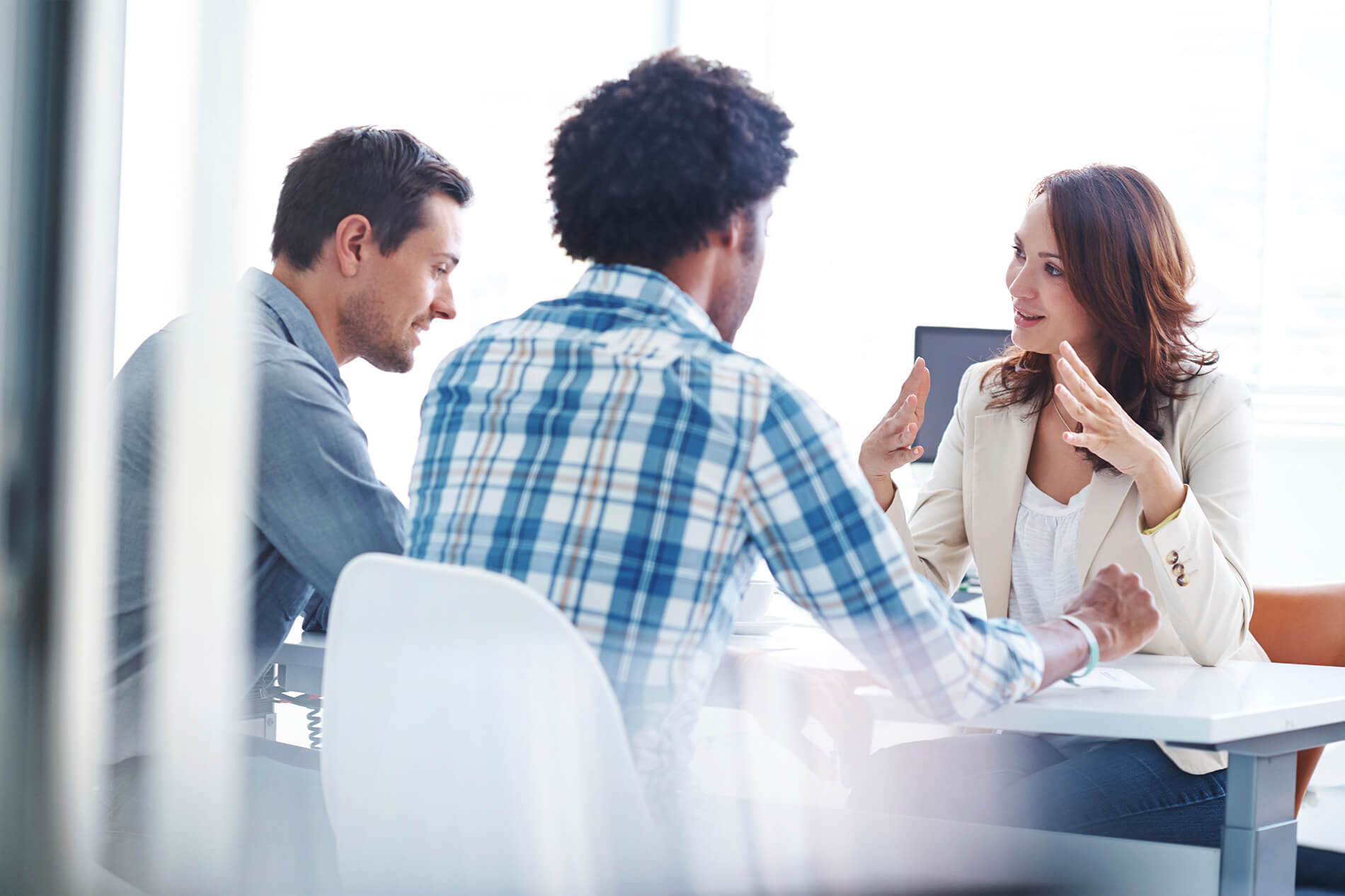 People in conference room