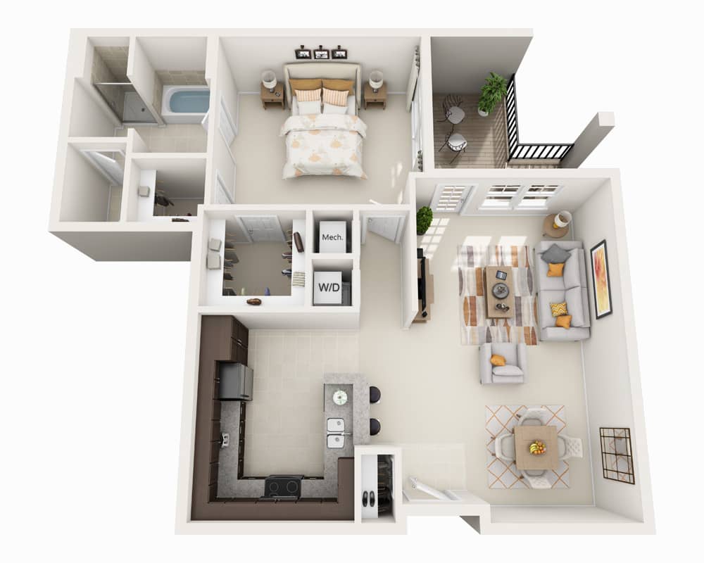 One Bedroom A1J