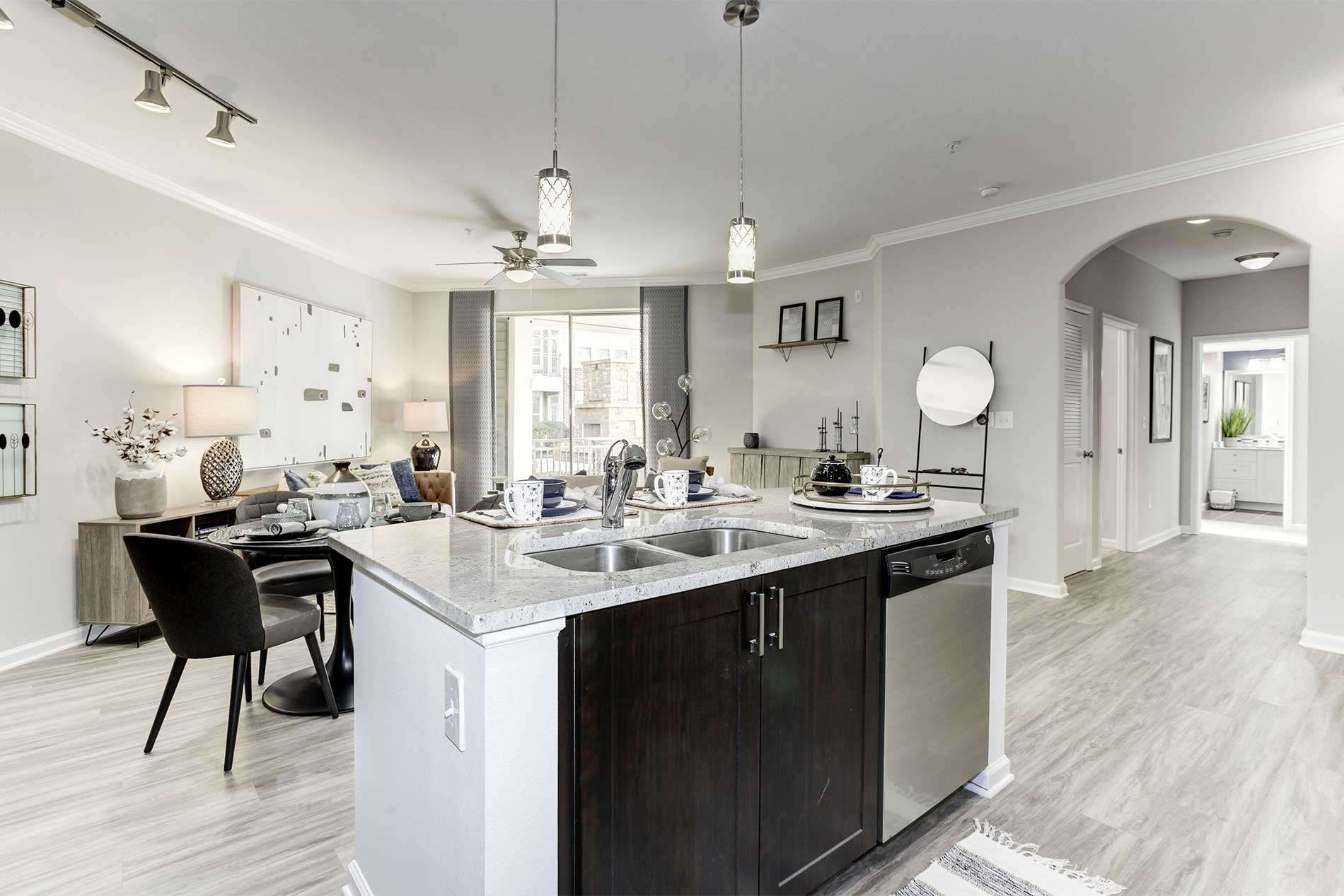 The Enclave at Potomac Club apartment kitchen