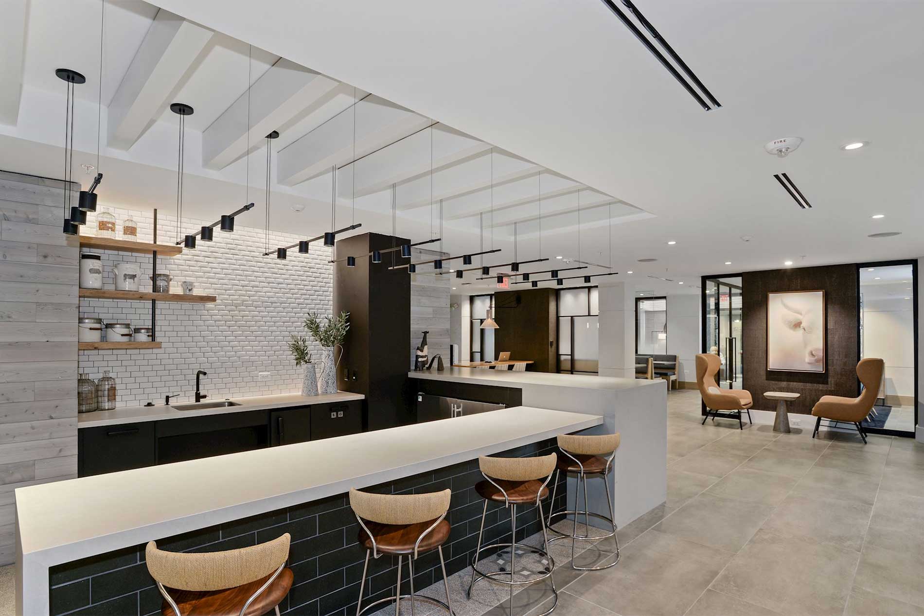 The Enclave at Potomac Club community lounge