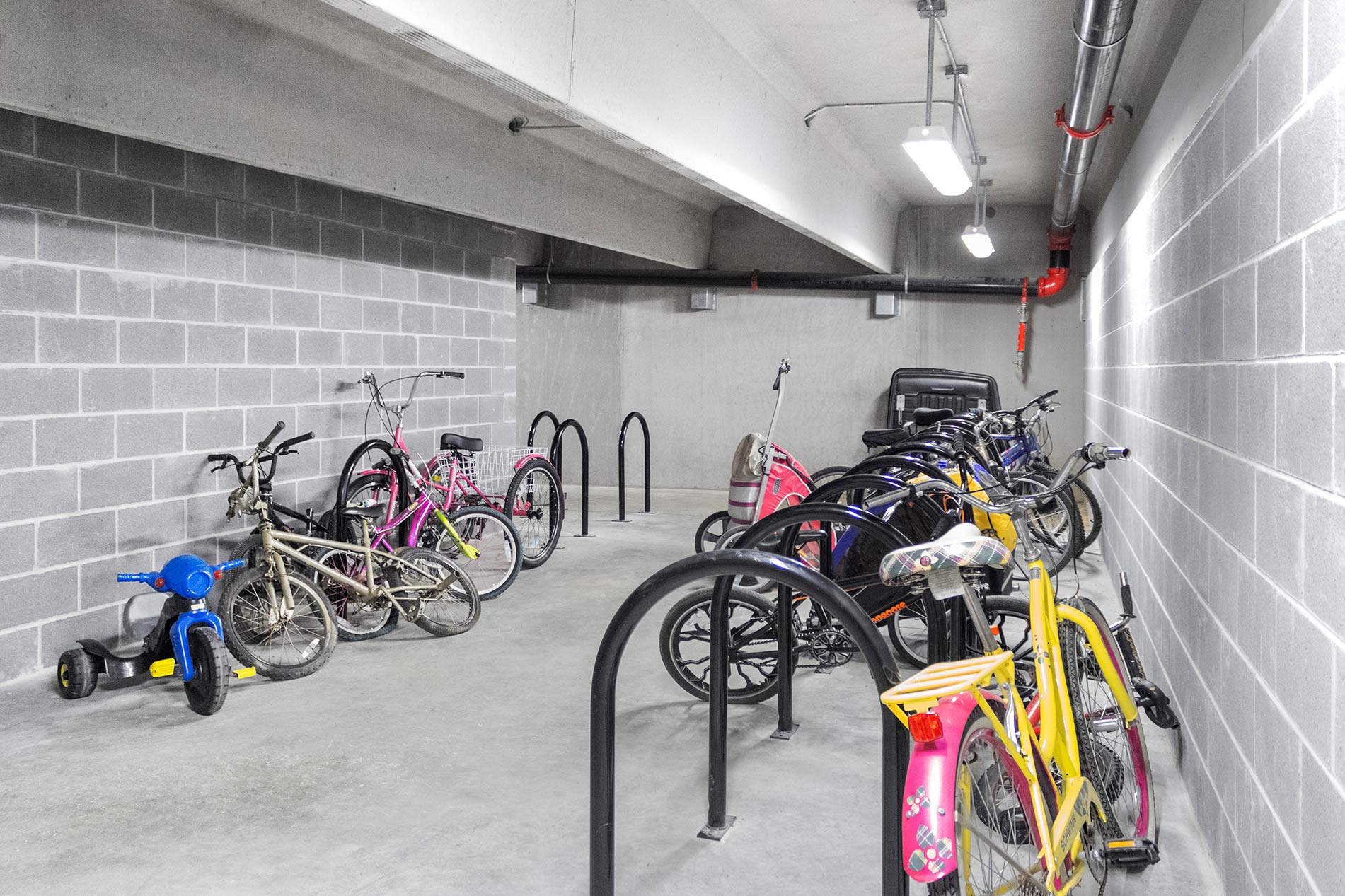 Enclave bike storage