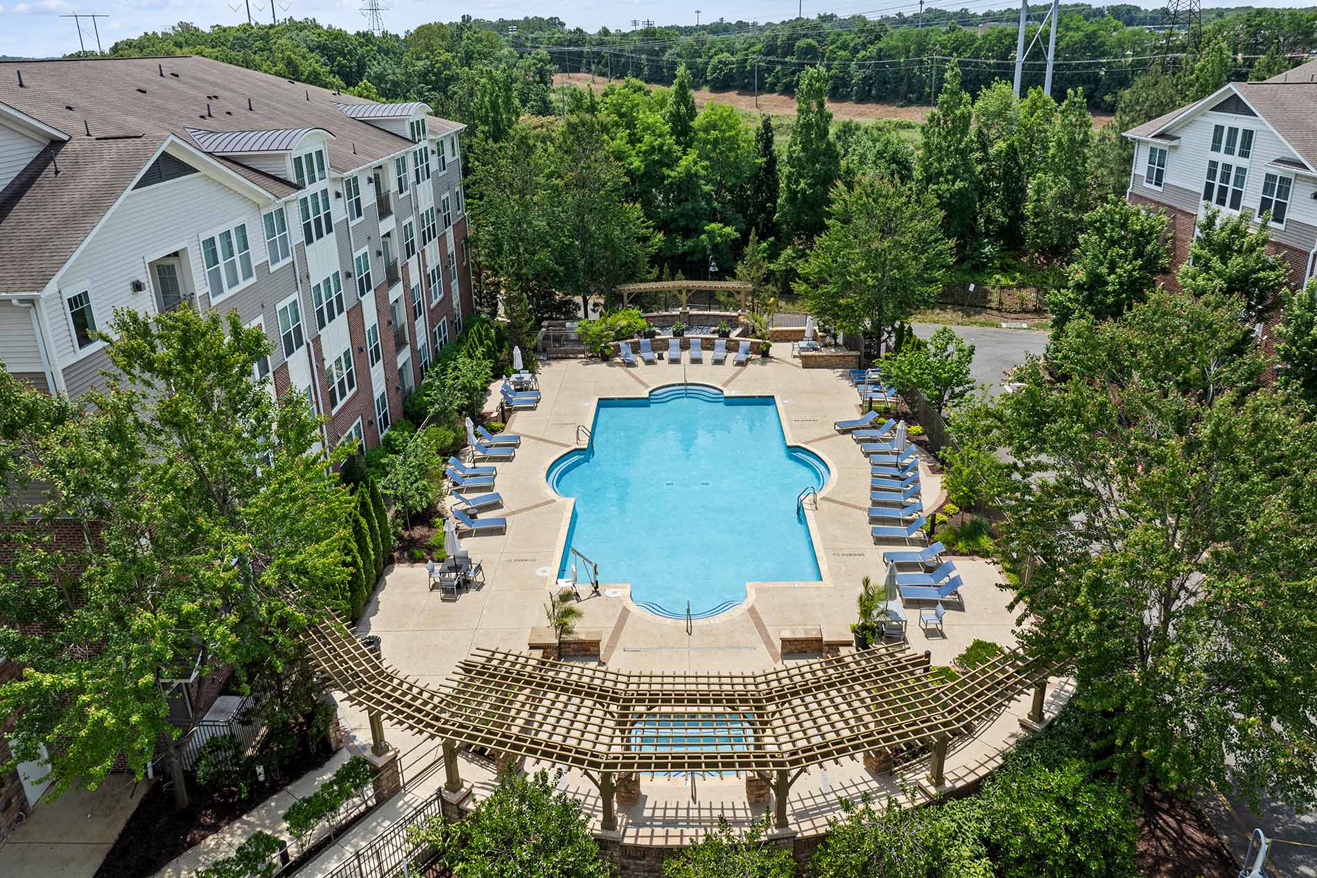 The Enclave at Potomac Club aerial exterior view - Woodbridge, VA