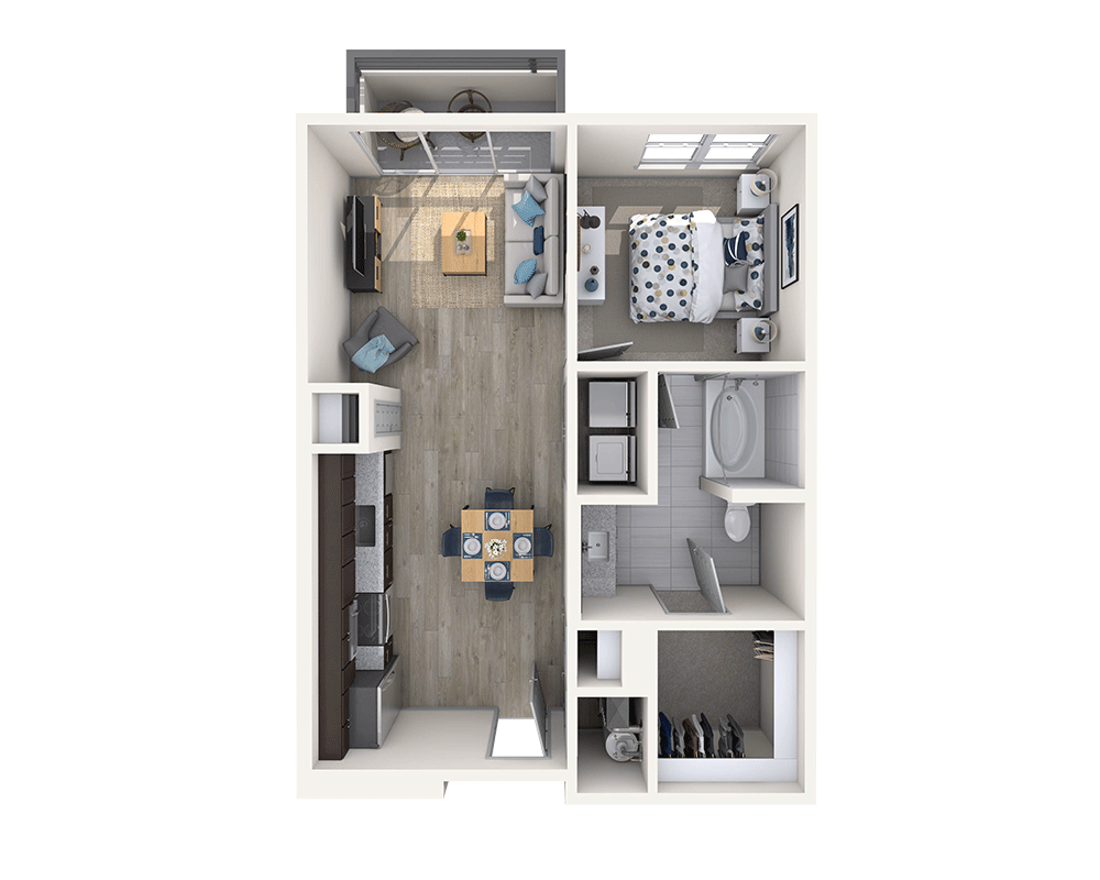 One Bedroom A1B