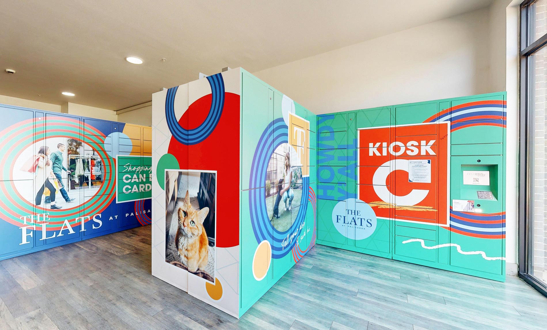 Flats at Palisade package lockers