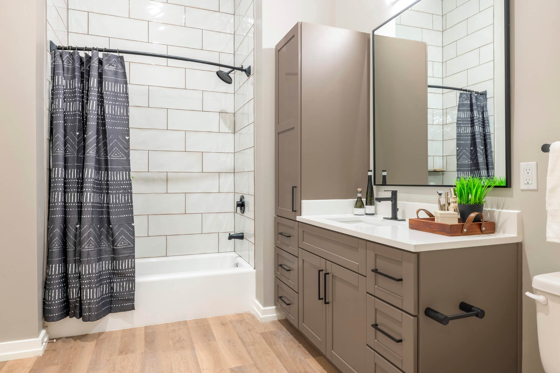 The George Staged Bathroom