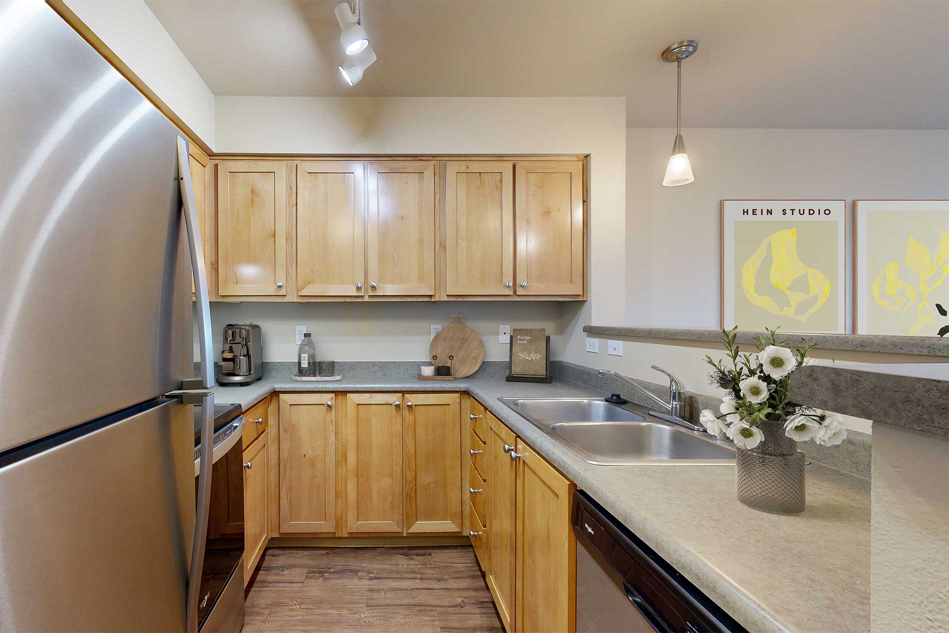 The Kennedy apartment kitchen