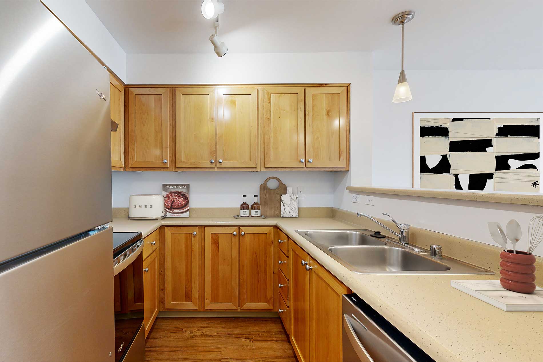 The Kennedy apartment kitchen