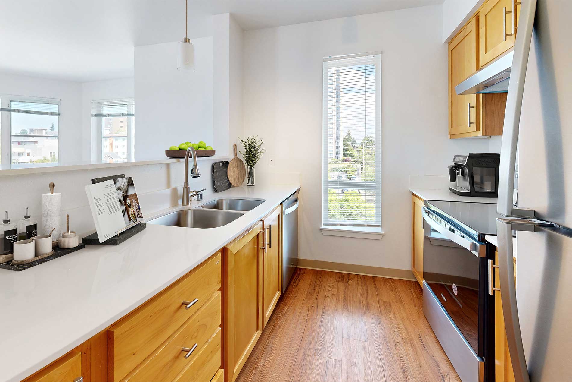 The Kennedy apartment kitchen