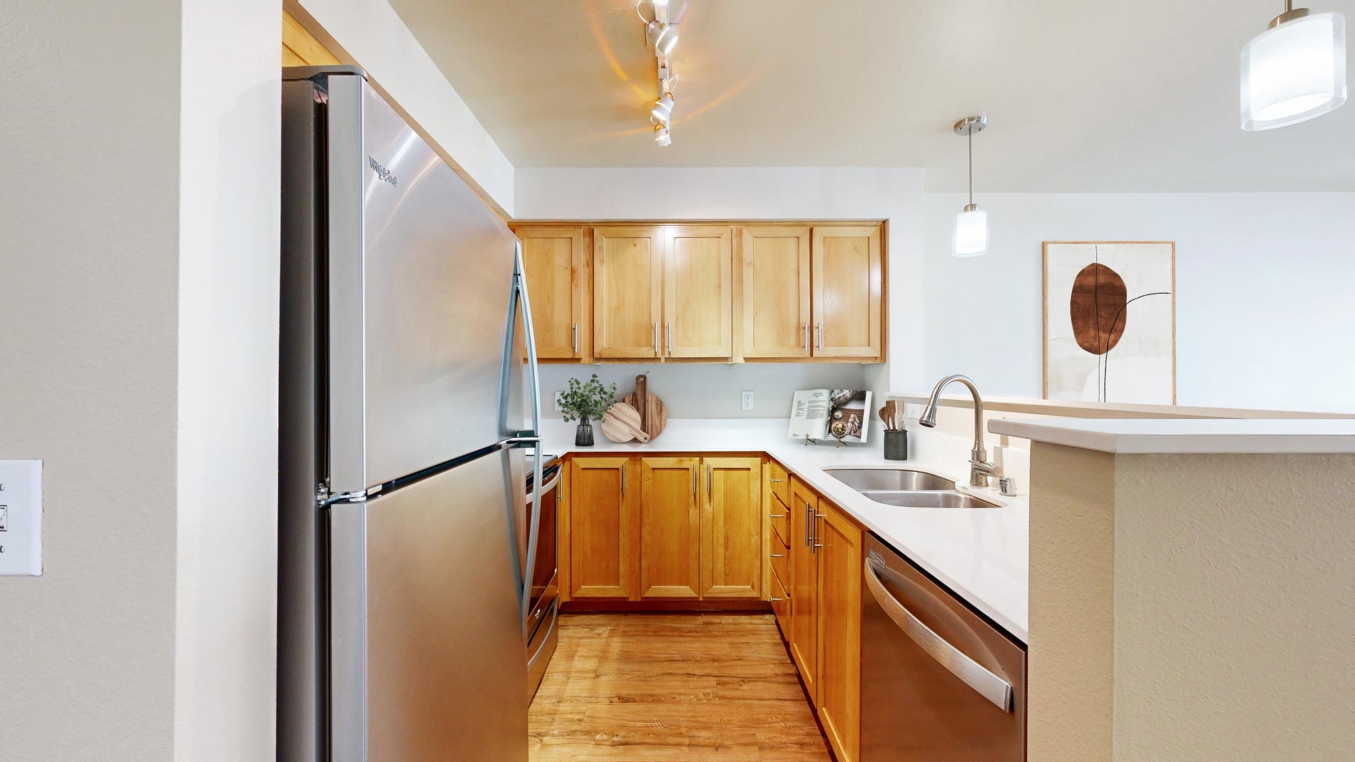 The Kennedy staged kitchen