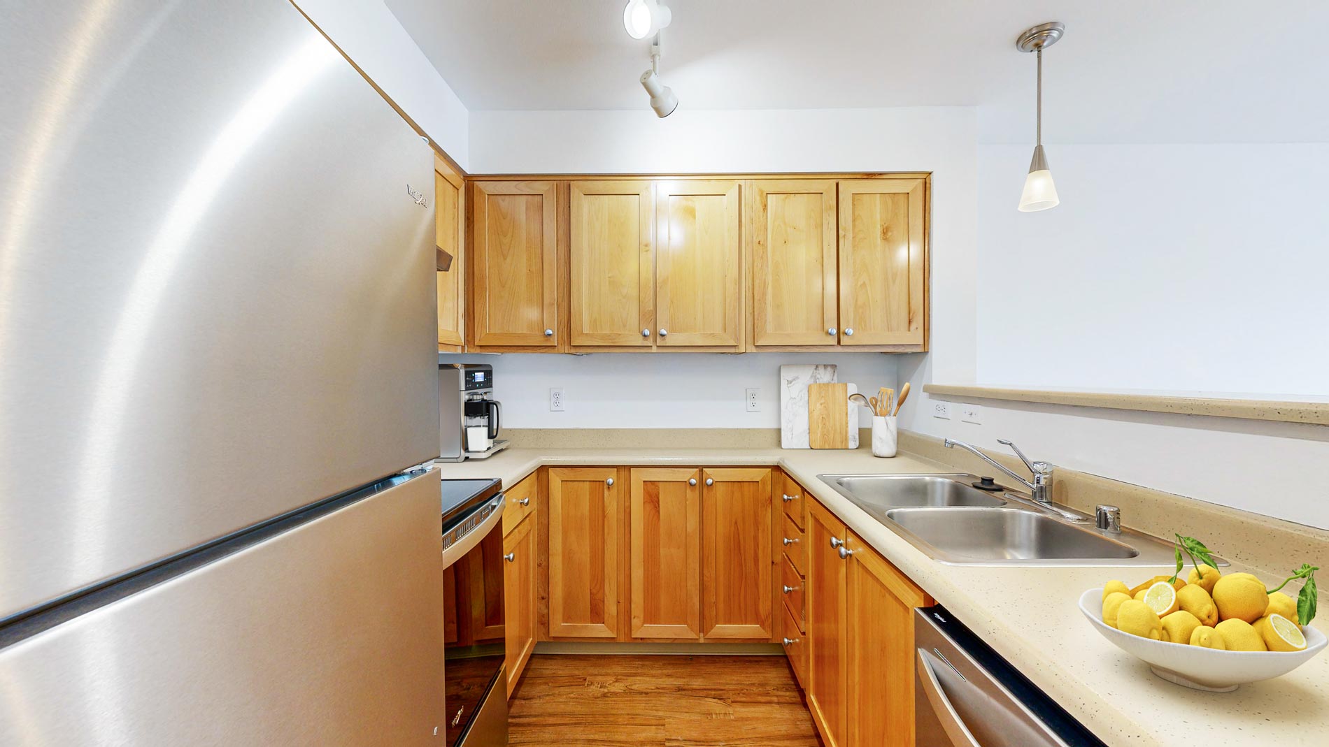 The Kennedy staged kitchen