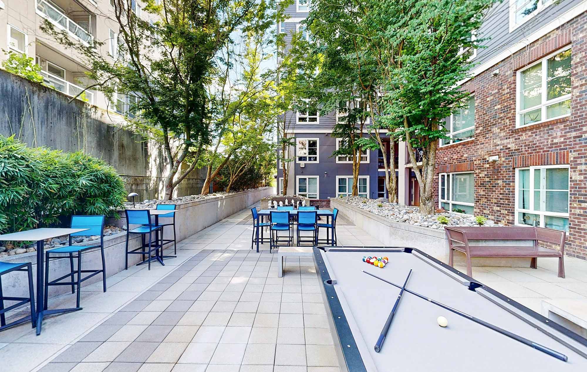 The Kennedy Building courtyard