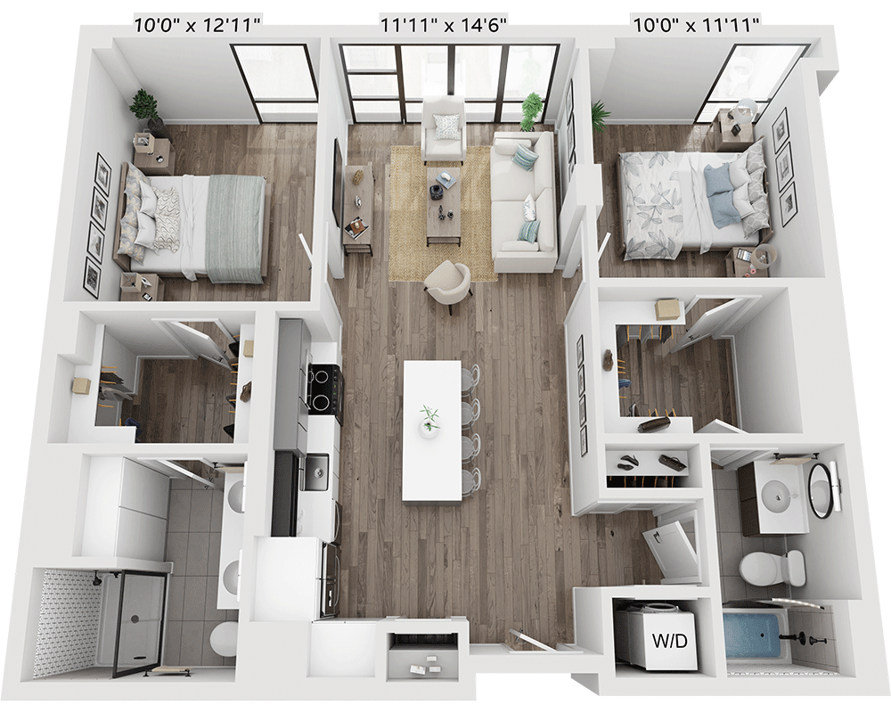 Two Bedroom B2E